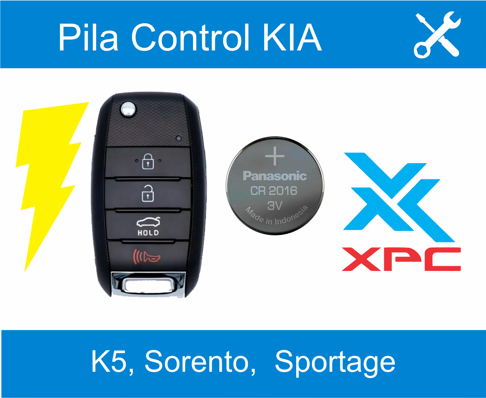 PILA PARA VEHICULO KIA